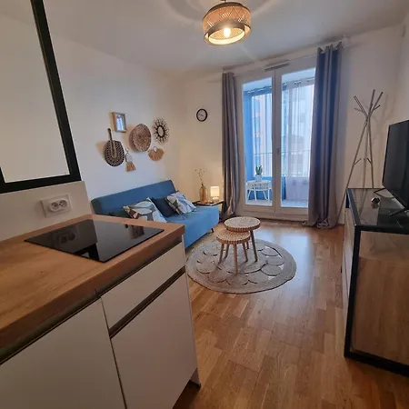 Front De Mer, Wifi, Très Joli Et Moderne Appt 1 Chambre, 4 Couchages, Palm Appartamento Le Barcarès