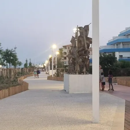 Front De Mer, Wifi, Tres Joli Et Moderne Appt 1 Chambre, 4 Couchages, Palm * Le Barcarès