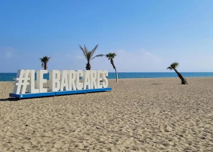 Апартаменты Front De Mer, Wifi, Tres Joli Et Moderne Appt 1 Chambre, 4 Couchages, Palm Ле Баркарес