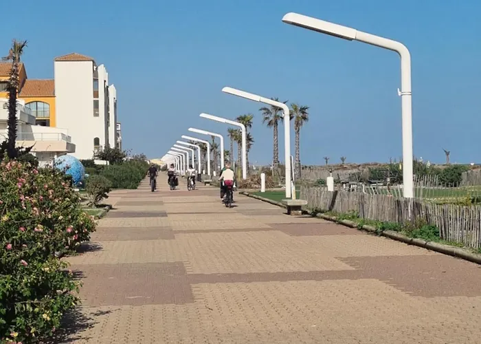 Front De Mer, Wifi, Tres Joli Et Moderne Appt 1 Chambre, 4 Couchages, Palm Ле Баркарес